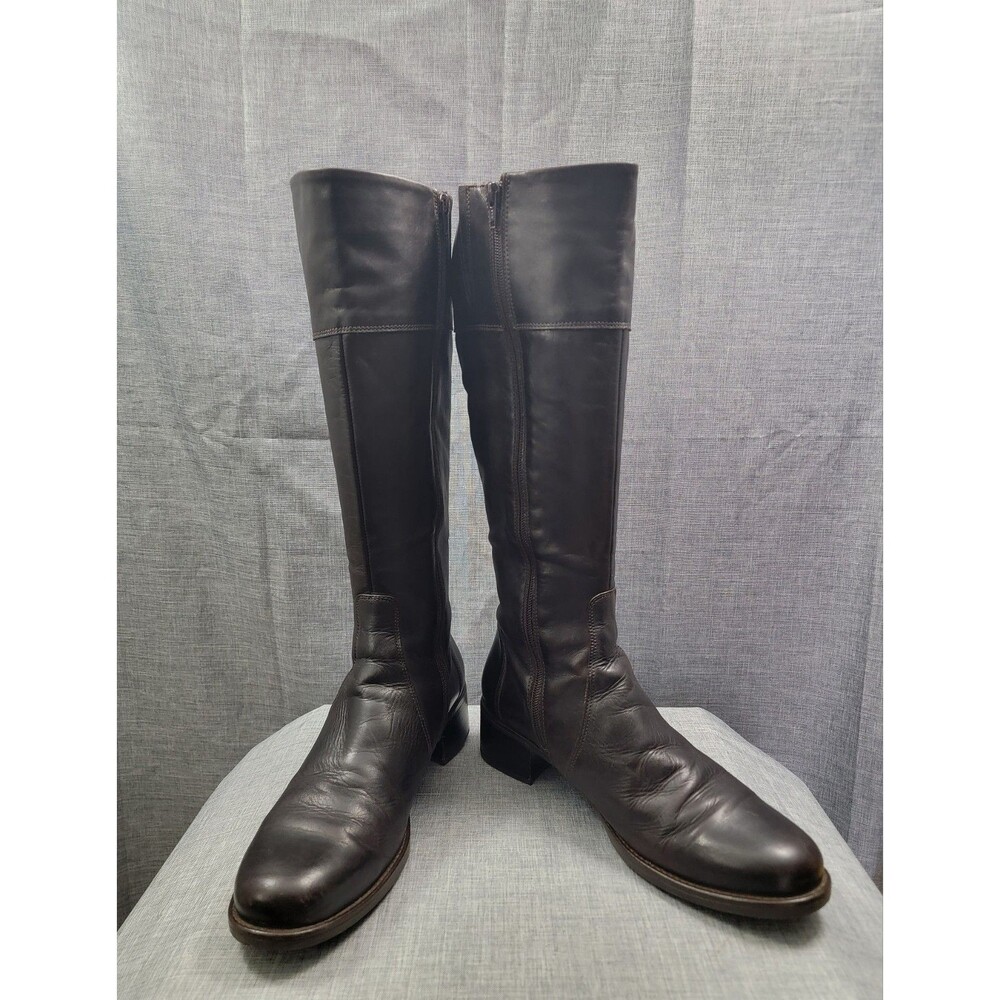 La Canadienne Passion Boot WP - Women's Leather Lined Riding Boots Brown Sz 11M